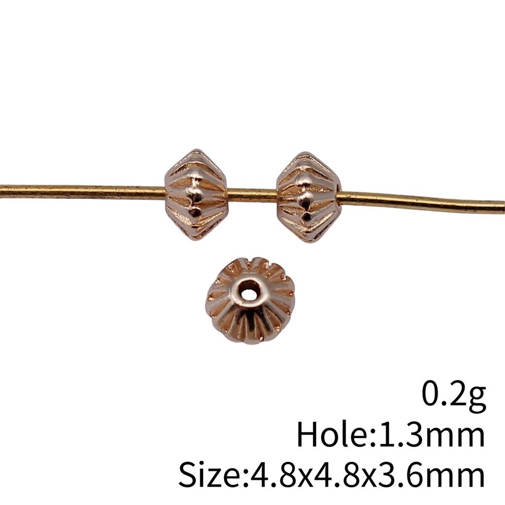 Small Hole Vintage Alloy Gear Spacer Beads Metal Loose Beads DIY Bracelet Necklace Jewelry Making Findings Accessories