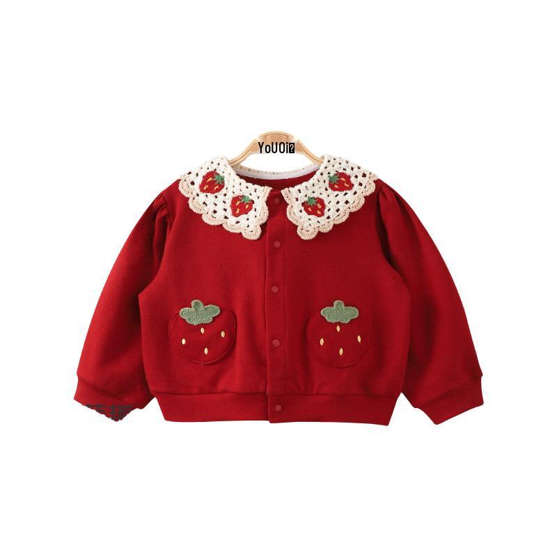 Youqi Girls' Long Sleeve Shirt 2026 - Stylish Baby Top for Spring & Autumn