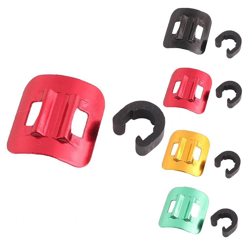 5 Stück / Packung Fahrradkabelhalter Fahrradkabelklemmen Aluminiumlegierung C-Form Schnalle Für Rennrad Brems- Schaltzüge
