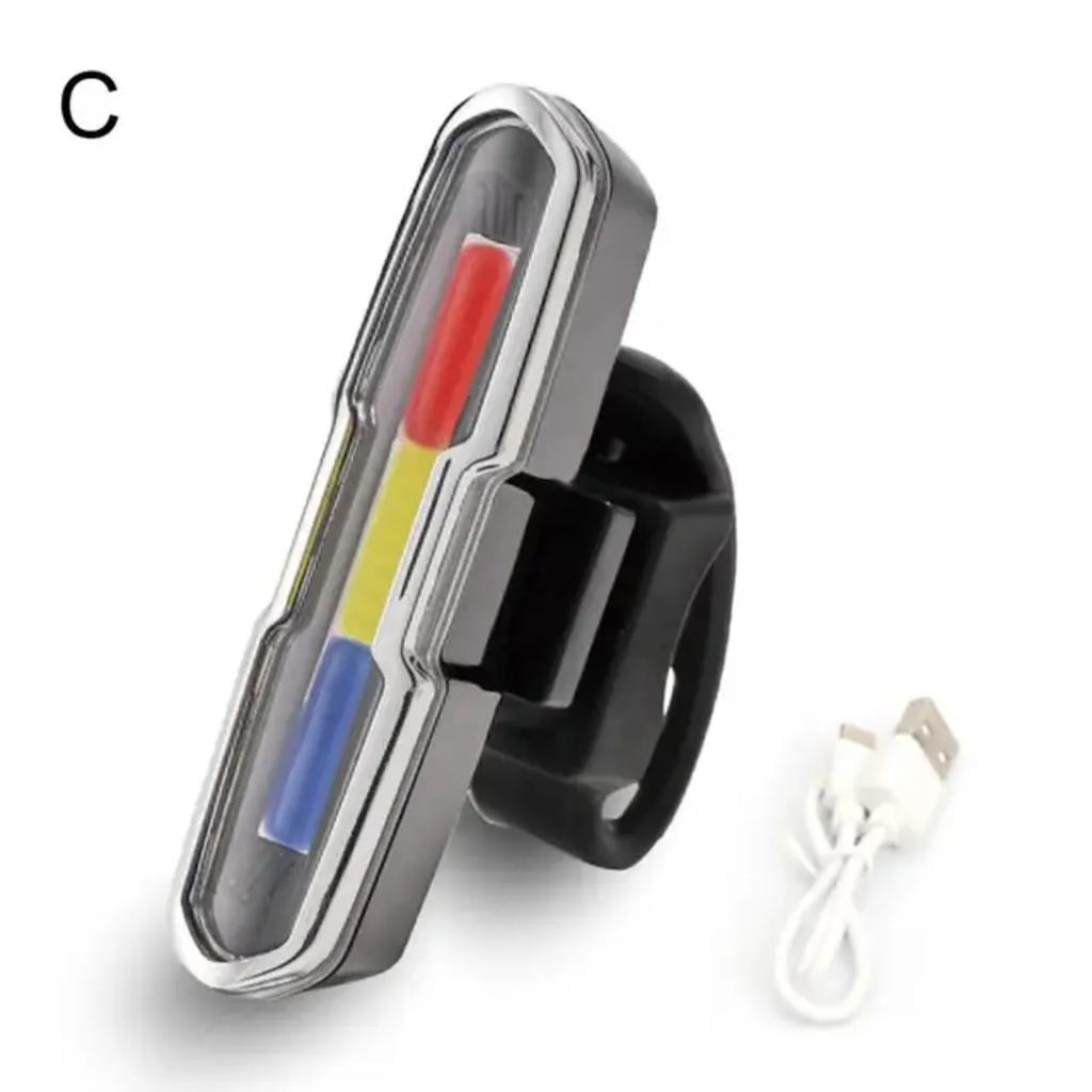 Bicycle Rear Light Ultra Bright USB Rechargeable High Intensity Tail Light Accessories Cycling Mountain Bike
