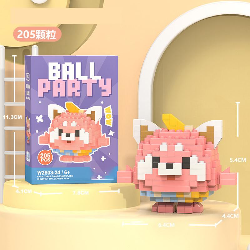 Penguin Constructor Micro Bricks Toys for Children 7 to 10 Year Cat Dog Construction Set for Girl Adults Reindeer Building Block