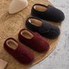 Winter Women Home Slippers Plush Warm Flat Slides Breathable Soft Non-slip Slippers Indoor Outdoor Men Casual Slippers