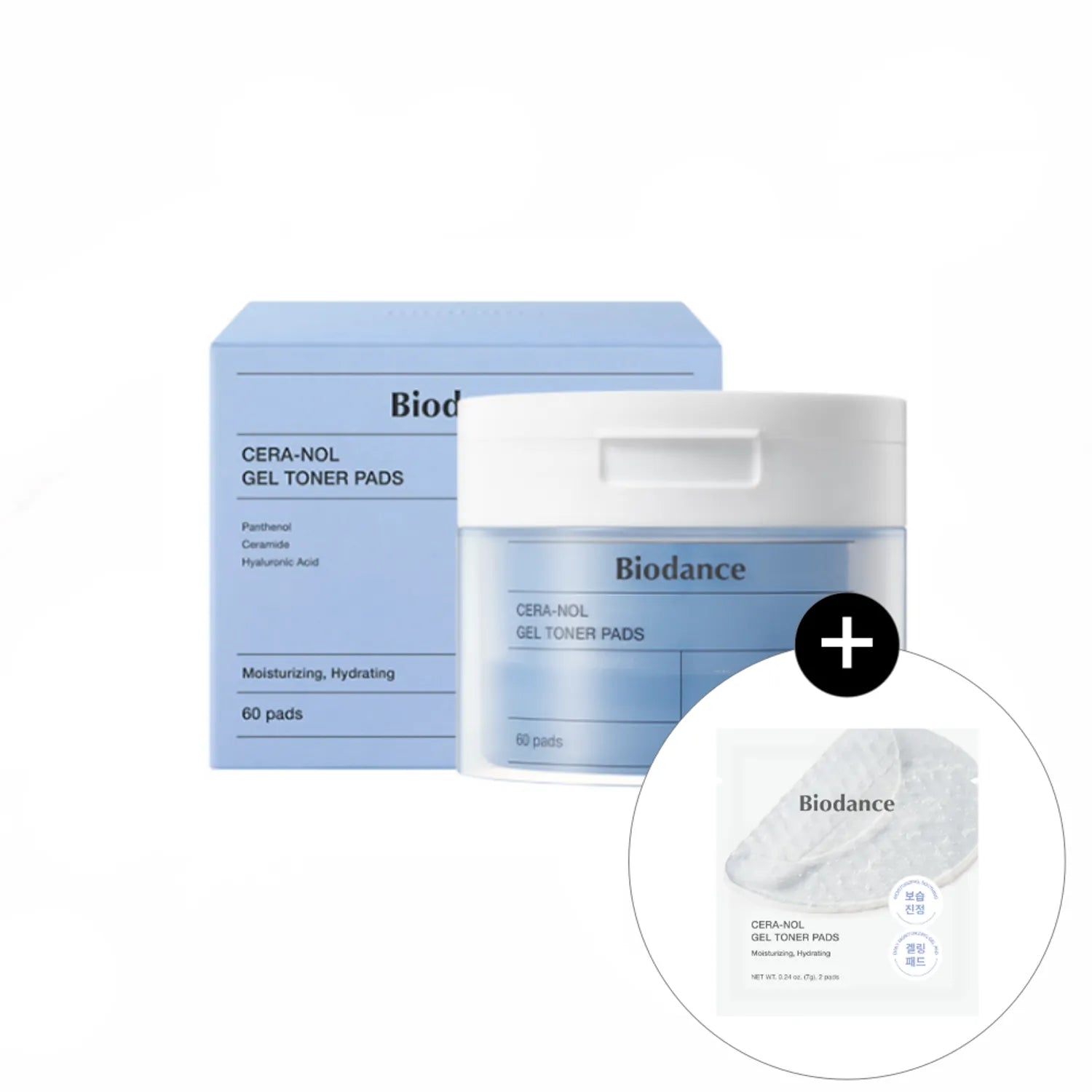 BIODANCE Hydro Cera-nol Gel Toner Pad 60P Set (+4P) 60P