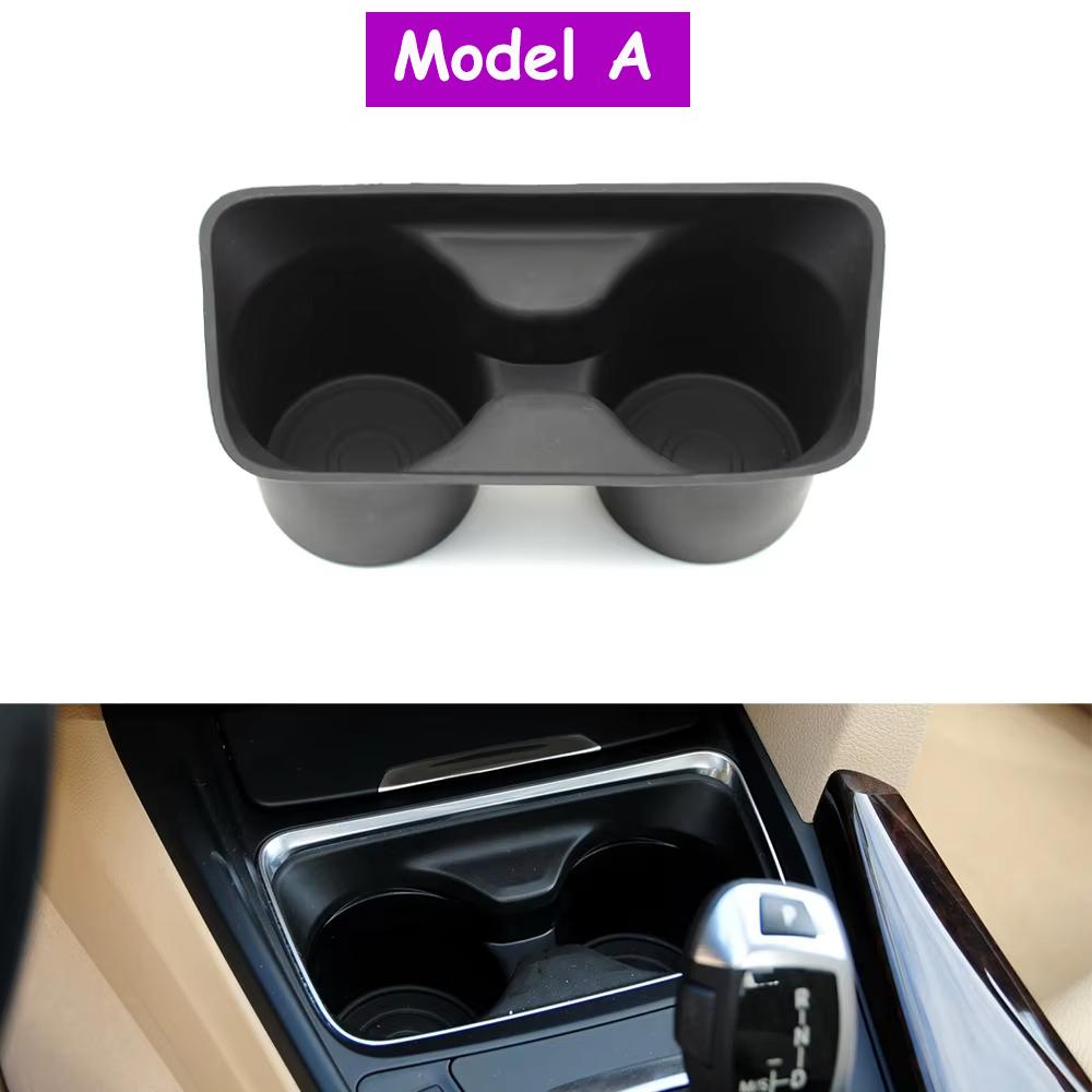 

F30 F31 F34 F35 F80 F32 F33 F36 F82 Car Central Control Console Water Cup Drink Holder Storage ert Cabinet For BMW 3 4 Series Model A-Black