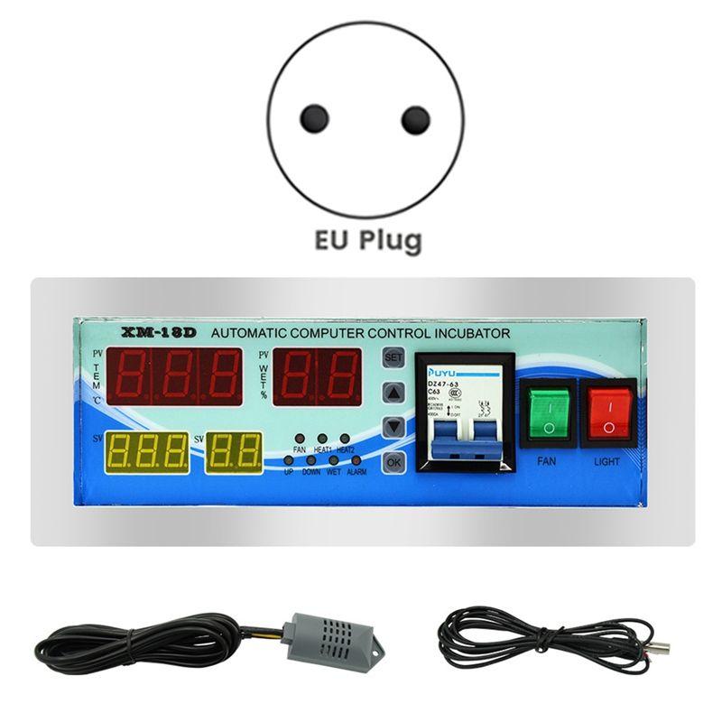 M-Modern-XM-18D Automatický ovladač líhně Regulátor teploty a vlhkosti pro líhně Snadné použití 220V EU Pl