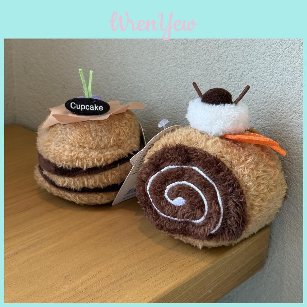 Sandwich Sweet Dessert Coffee Plush Toy Cake Shaped Soft Stuffed Keychain For Kids And Adults