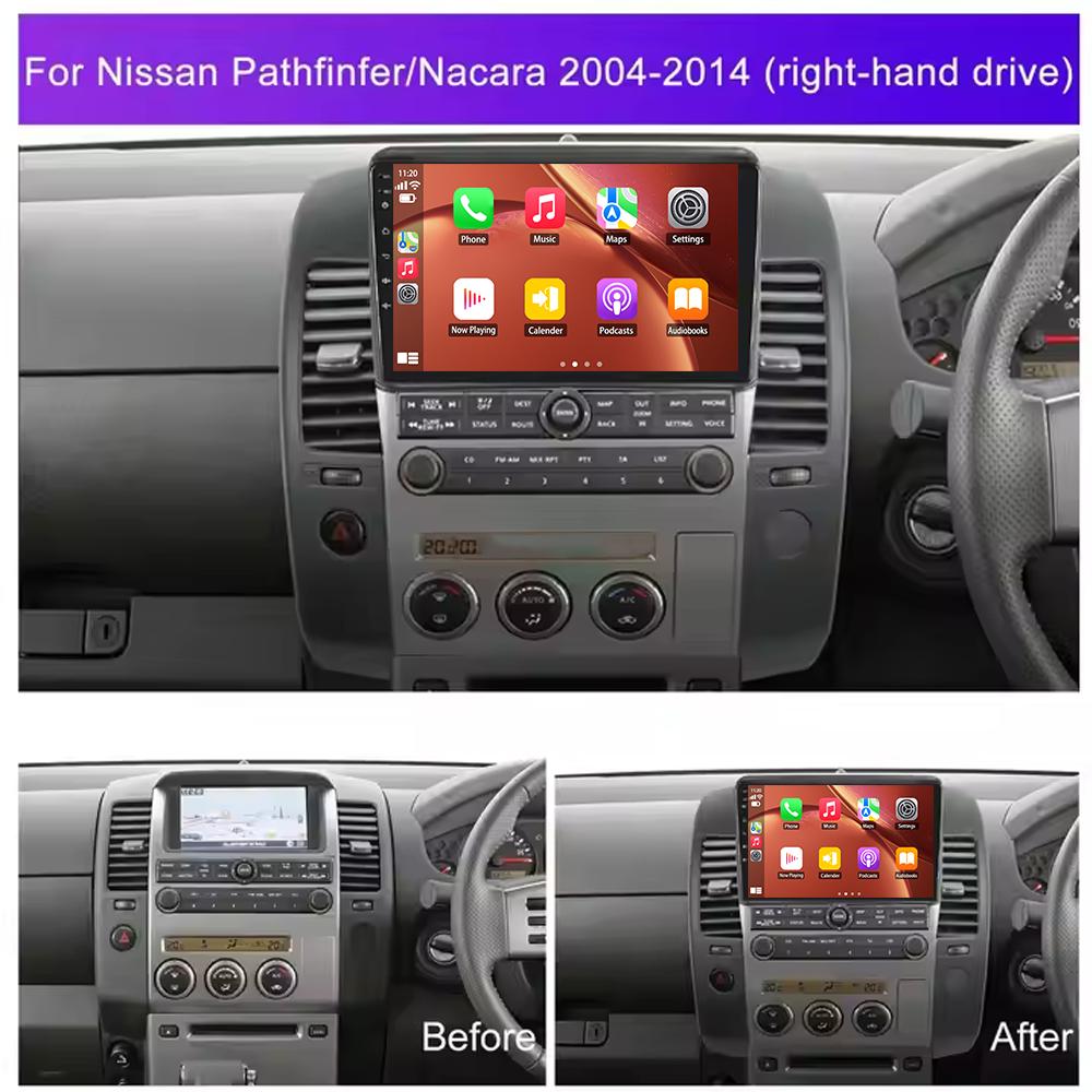 Car Radio Carplay For Nissan Pathfinder R51 2004 - 2009 Android 13 Navigation GPS Android Auto Multimedia Player 2din 4G WiFi