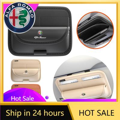 Car Stickers For Alfa Romeo Car Interior Glasses Case Sunglasses Storage Box Card Organizer Boxs For Alfa Romeo Giulia 147 Mito