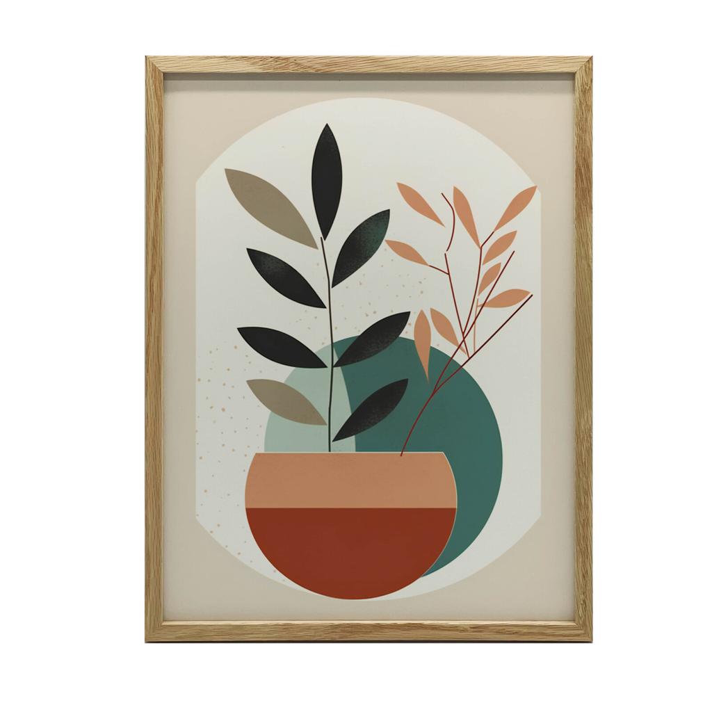 Boho Roślinność Boho Roślinność, 70X100 Cm, Bez Ramy, Papier Matowy 230 Gsm