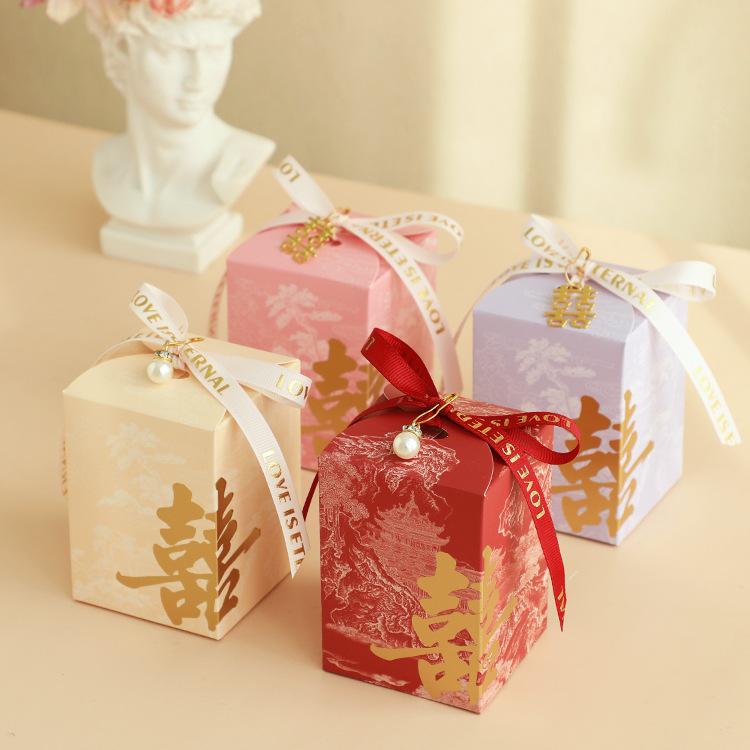 2025 Wedding Favor Candy Gift Boxes - Empty Niche Candy Bags