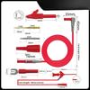 P1300 Series Multimeter Test Lead Kit 4mm Banana Plug Cable Test Hook Clip Probe Alligator Clip Automotive Tool Kit