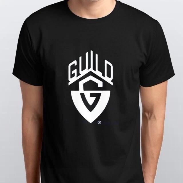 GUILD guitars НОВАЯ ФУТБОЛКА размер S M L XL XXL черный белый S