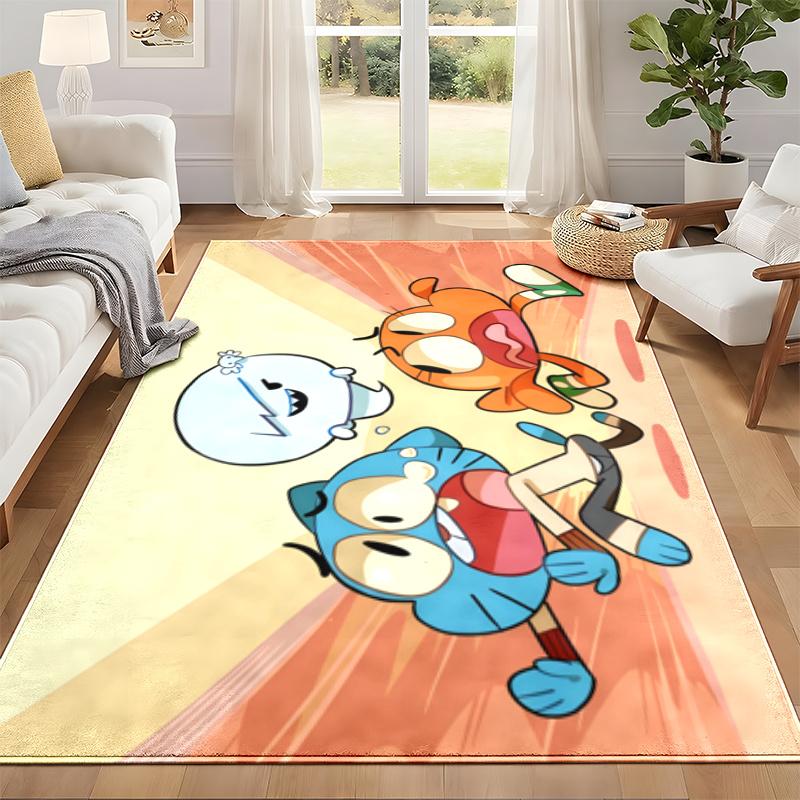 Gumball Carpet Door Mat for Living Room or Bedroom Protective Mat Under Chair Office Decoration Christmas Gift Birthday Present