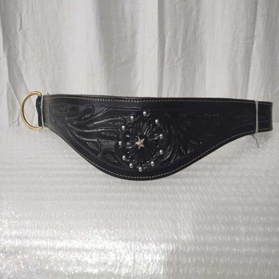 Australian Stock Horse Tack Leather Saddle With Tooling Carving All Size.