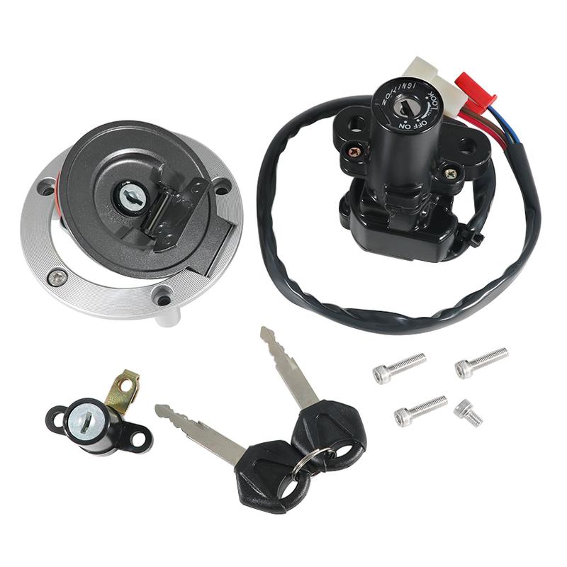 Motorcycle Ignition Key Switch Fuel Gas Cap Seat Lock Kit For Yamaha FZ6R 2004-2016 FZ1 FZ1S FZ1N FZ1000 FZ10 XVS1300A XVS1300