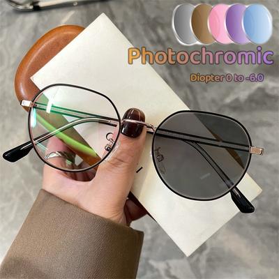 Trendy Intelligente Photochrome Sonnenbrille Damen Herren Outdoor Fashion Anti-Blaulicht Myopie Brille Unisex Klassische UV-Sonnenbrille