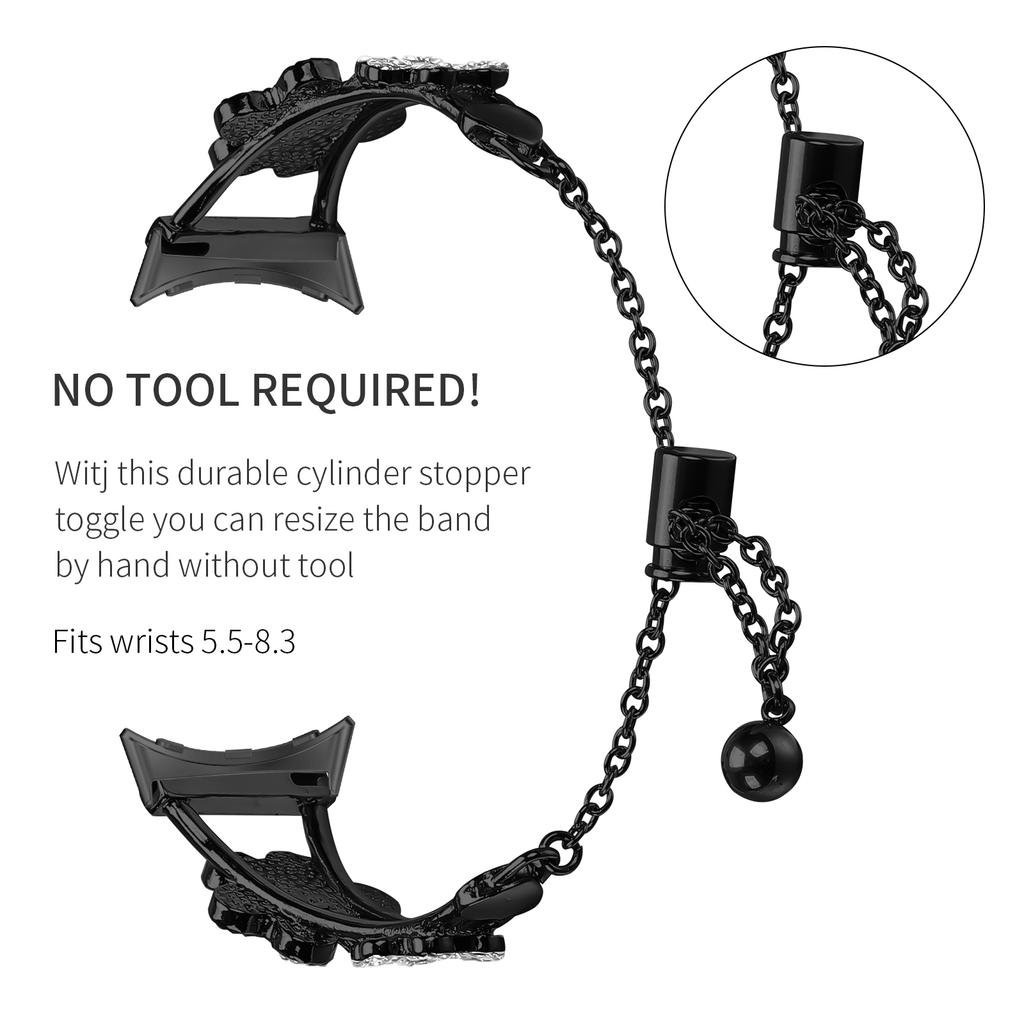 Metal Band Heart Clover Decor For Google Pixel Watch 3 41mm/Pixel Watch 2/Pixel Watch Watchband Bracelet Replacement