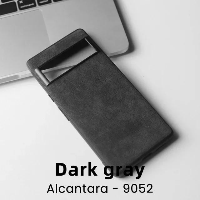 Luxury Alcantara Phone Case for Google Pixel 8 Pro 9 Pro XL 5G 7 7A 6A 6 3 3A Pixel Fold Natural Suede Leather Protection Cover