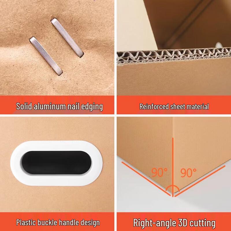 SKYZONE Heavy-Duty File Storage Boxes with Handles (5-Pack)