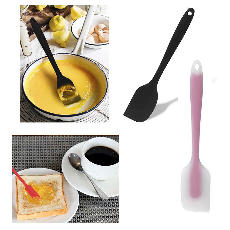 Silicone Spatula and Spoon Set Heat Resistant Kitchen Baking Tools for Mixing Scraping Spreading Cooking and Cake Decorating