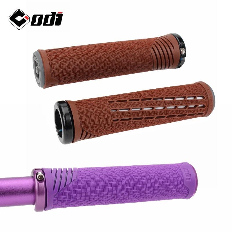 ODI Lock on Bike Grips Carbon Fiber Silicone Lightweight Bike Grips Non-slip Shock Absorption Comfortable Grip Bicycle Accessory