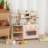 Wooden Pretend Kitchen Toys Coffee Machine And Stove For Early Childhood Development And Parentchild Interaction