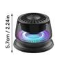Portable Bluetooth-compatible Speaker LED Lighting Magnetic Speaker Mini Sound Box Phone Holder for Outdoor Travel Party
