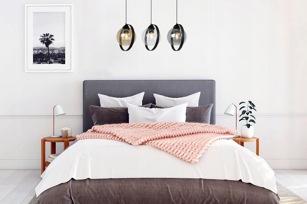 MODERN GLASS HANGING LAMP RINGS MIX