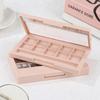 Makeup Dispensing Box Empty Highlighter Shimmer Eyes Cosmetics Palette Eyeshadow Case Blusher DIY Makeup Box Refillable Storage