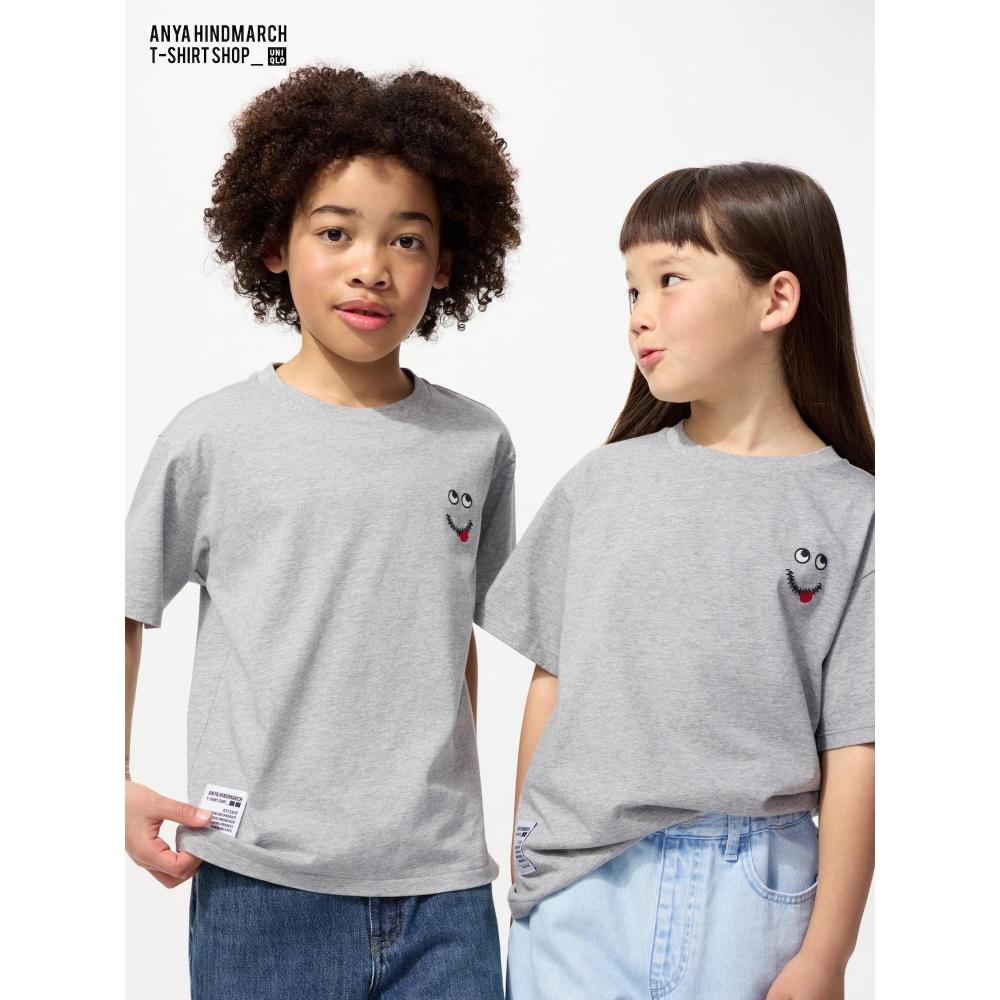 

Uniqlo Футболка детская KT1eAsy 03 GRAY/KIDS 100