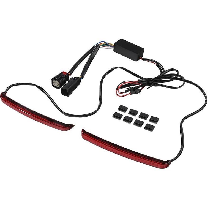 TCT-MOTORPARTS LED Saddlebag Run Brake Turn Lights Fit For Harley Touring Road King Electra Street Glide Ultra Limited2014-2023