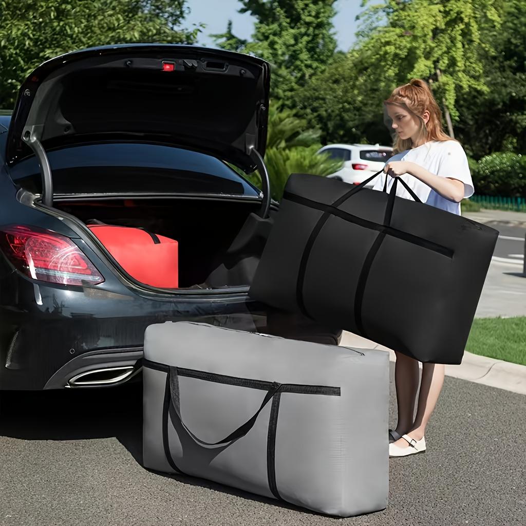 2pcs Extra Large Waterproof Moving Luggage Bags Laundry Shopping Bag Foldable Luggage Travel Bag Large Capacity Quilt Organizer