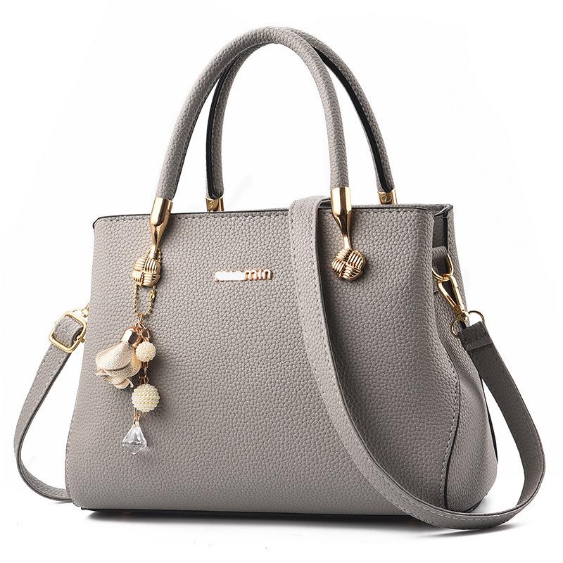 Modische trendige minimalistische Handtasche, große Größe, elegantes Design, einzelner Schultergurt, Umhängetasche