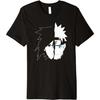 Naruto Sasuke Split Face Anime Premium T-Shirt(1)