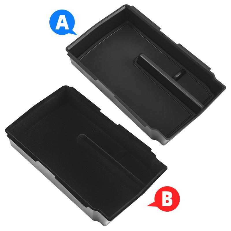 For Honda CR-V 6th  2024 2025 CRV Hybrid ABS Car Central Armrest Storage Box Cover Center Console Flocking Organizer Tray