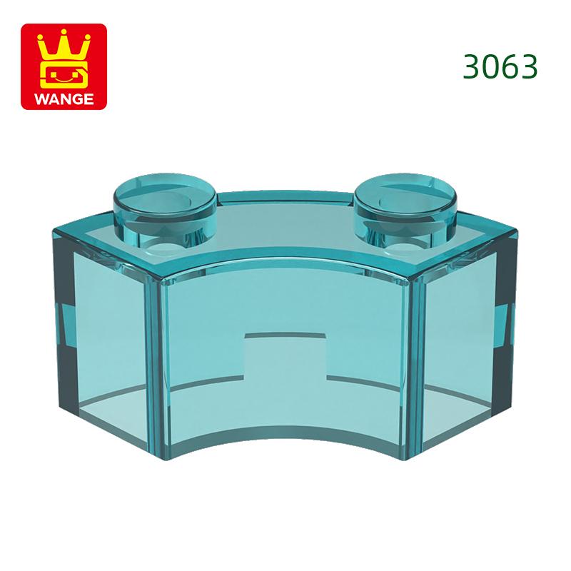 Non-Toxic 128Pcs/Lot 3063 85080 Curved Building Blocks Moc Accessories Compatible With Bricks Diy Children Toys Assembly Gift Box