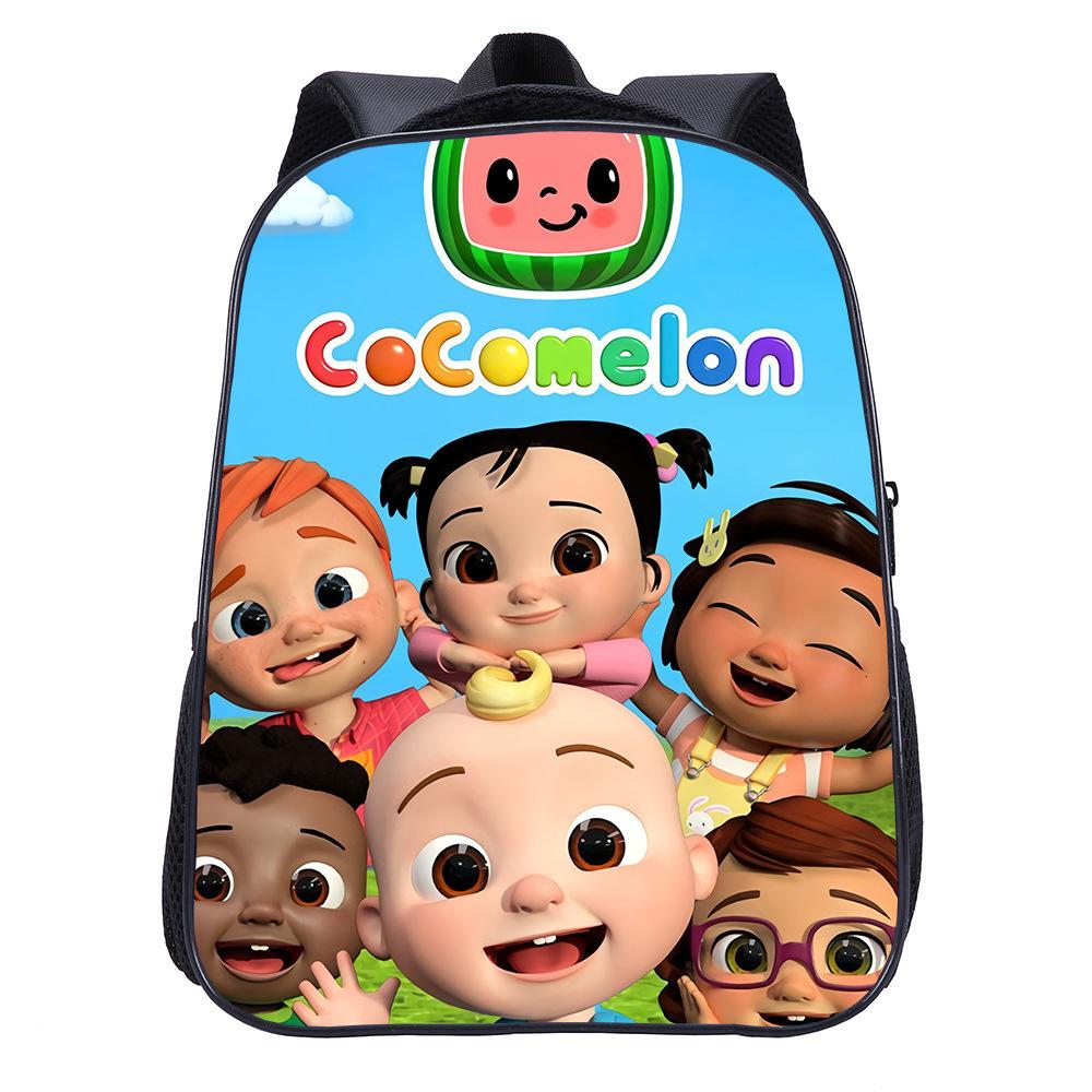 Cocomelon Children S Backpack Elementary School Bag Cute Baby Cartoon Backpack 17inch x school bag
