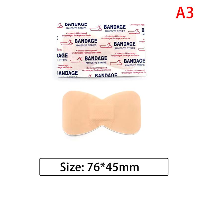 100Pcs Waterproof Breathable Adhesive Bandage – Cushioned Medical Plaster for Wound Hemostasis and First Aid