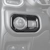 For -2025 Dodge Ram 1500/2500/3500 Carbon Headlight Switch Button Cover Trim