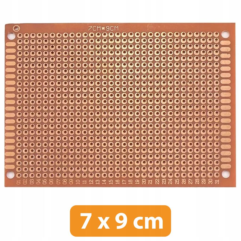 Single-Sided Universal Prototype Board 70 X 90 Mm