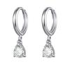 CRMYA Vintage Piercing Ear CZ Zircon Cross Earring Gold Silver Filled Drop Earrings For Women Hoop Earings Jewelry Wholesale