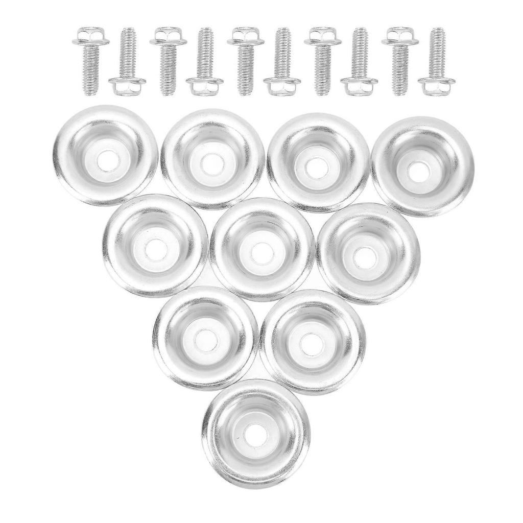 20pcs UTV Skid Plate Washer Bolt Set 7556065 Rugged Metal Replacement for Polaris RZR 570 800 900
