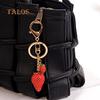 Women Fashion Strawberry Fruit Keychain Key Ring Bag Hanging Ornament Pendant Suspension Trinket