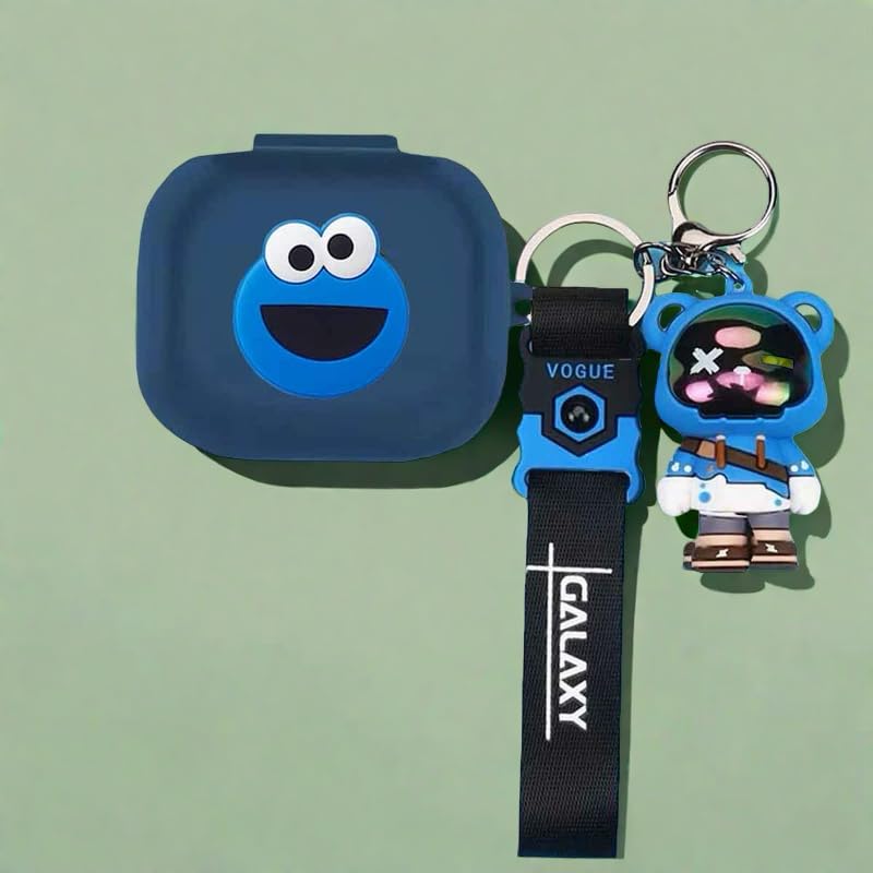 

For EarFun Air Pro4 for case cover wireless Earphone [RoBeKaU] compatible: silicone protective case 3d cute animation Can be charged while wearing