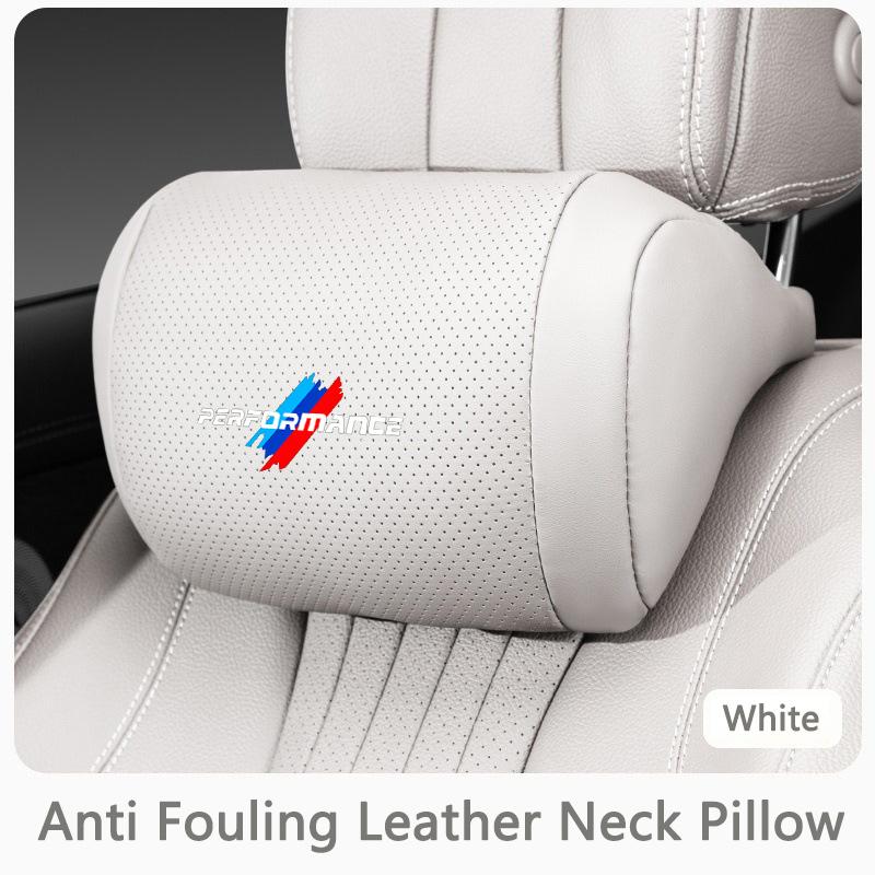 BJYM4 Memory Cotton Car Seat Headrest Neck Pillow Interior Accessories For BMW Performance M E46 E60 E90 E39 E36 E28 X3 X5 X1 X4 X6 X7