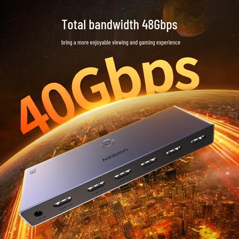 Ugreen CM693 HDMI 2.1 5-Port Switcher