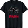 Cryptid Metalcore Heavy Metal Music Band Mothman Bruh T-Shirt