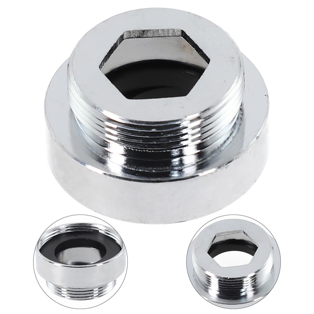 Thread Adapter for Kitchen Faucet Water Saving Brass Tap Aerator 24mm 22mm