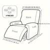 4/Set Elastic Recliner Chair Cover Recliner Sofa Slipcover Couch Cover Armchair Slipcovers For Living Room Home Decor