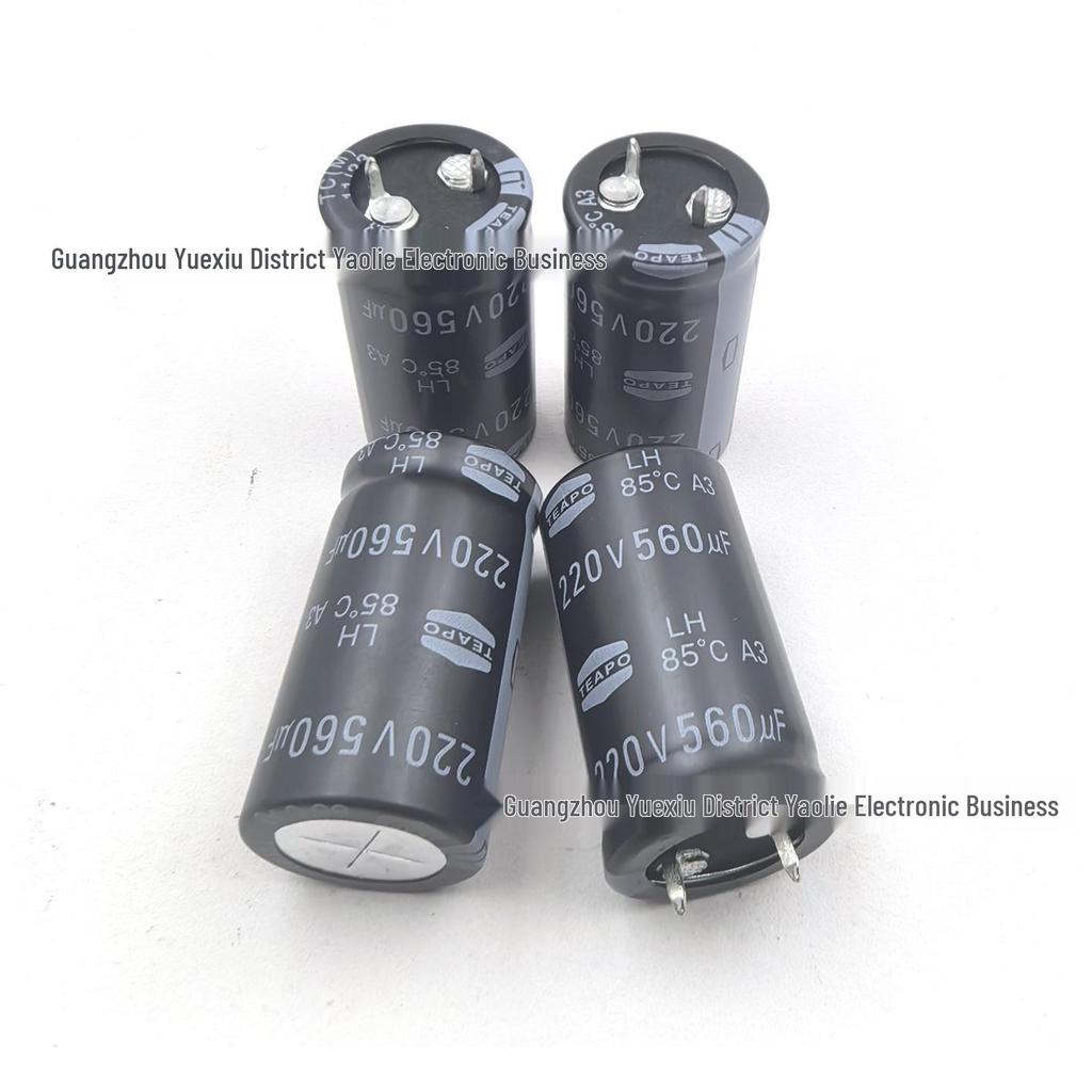 TEAPO Durable 220V 560uF 22×40mm Aluminum Electrolytic Capacitor for Filtering